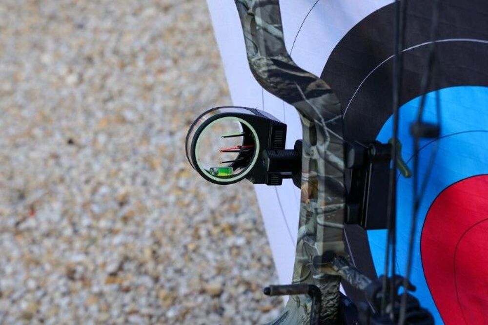 Arc a poulie complet avec valise et cible Sports