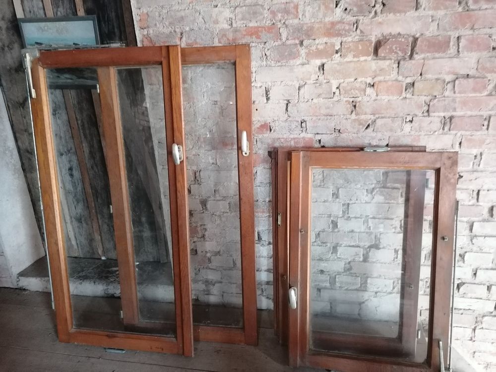 3 fen&ecirc;tres anciennes (2 grandes et 1 petite) Bricolage