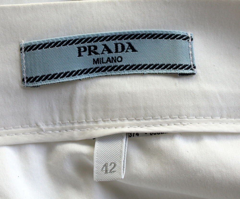 Jupe blanche PRADA T.38 Fr Vêtements