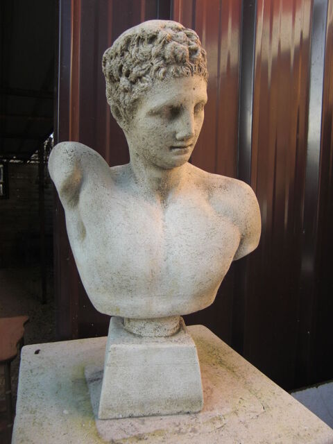 Statue Buste en pierre,Hmes  119 Chteau-l'vque (24)