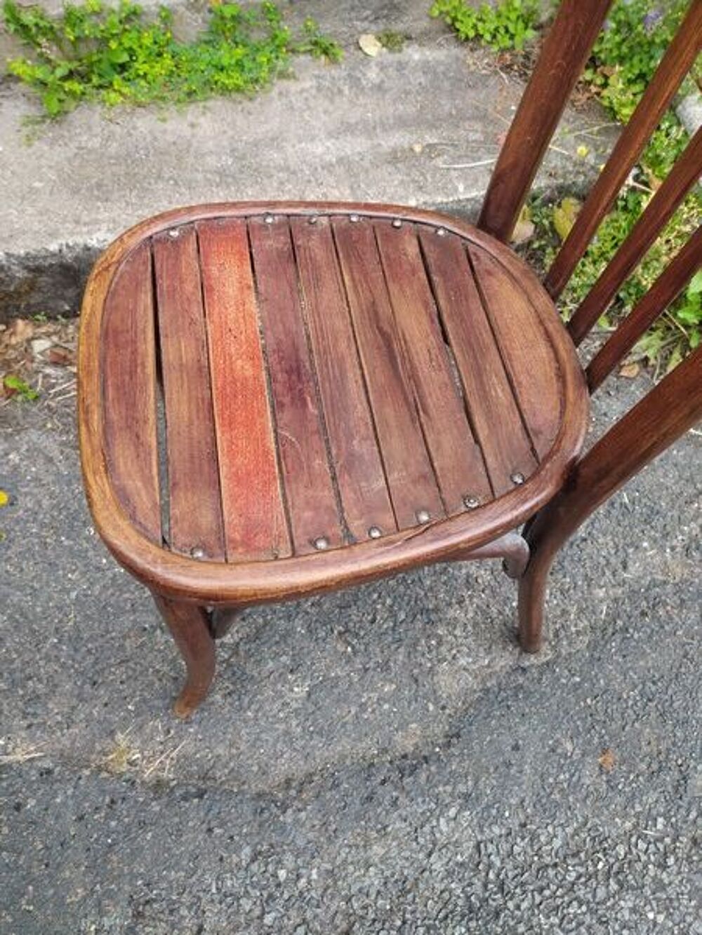 Ancienne Chaise de Bistrot Bois Courb&eacute; Style Thonet Meubles