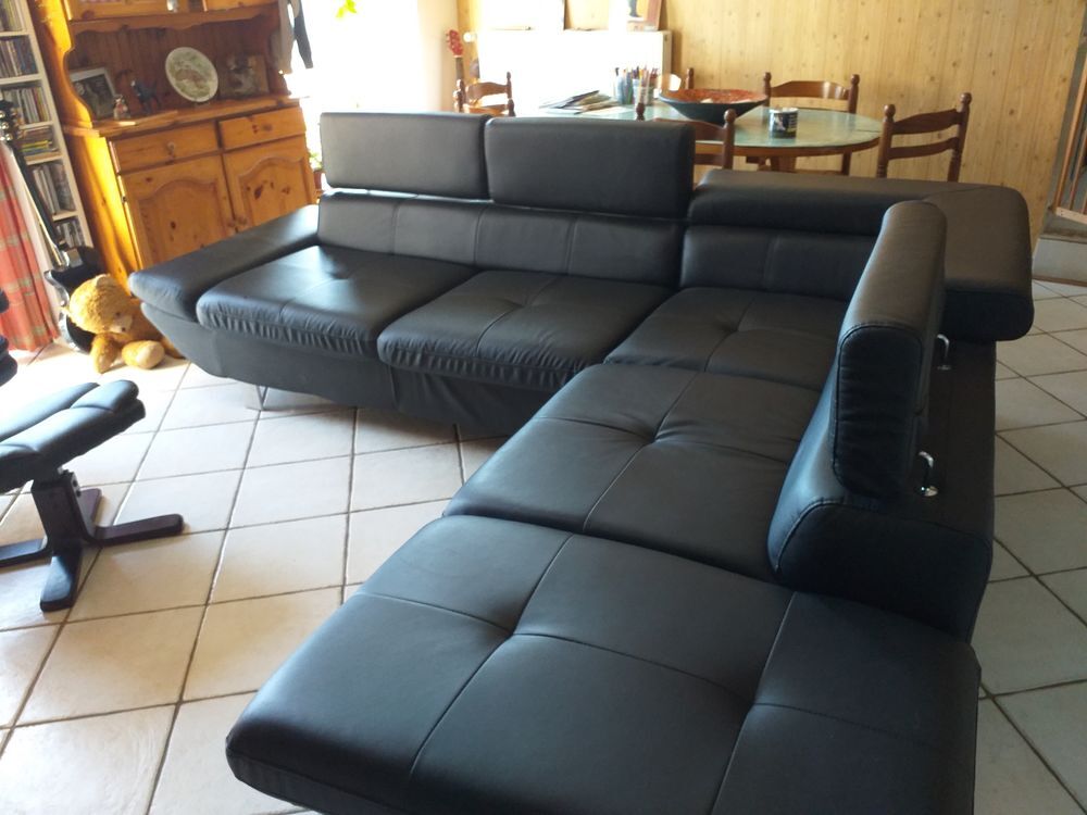 canap&eacute; d'angle 6places + fauteuil Meubles