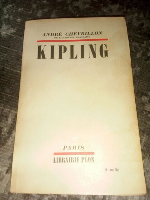 Andr Chevrillon Kipling paris librairie plon 40 Lisieux (14)