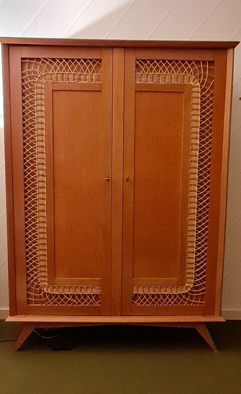 CHAMBRE EN ROTIN/BOIS VINTAGE 60s / 70s 890 Gif-sur-Yvette (91)