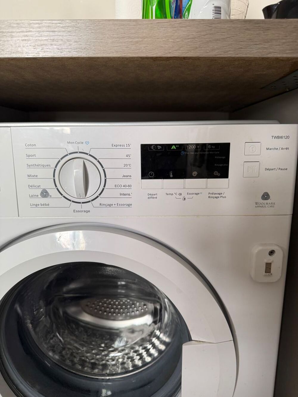 Lave-linge encastrable Thomson blanc Electroménager