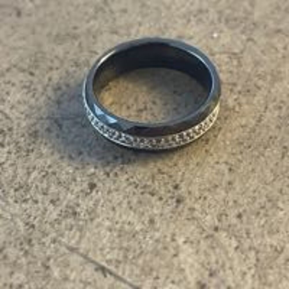 bague ceranity en argent 925 et c&eacute;ramique Bijoux et montres