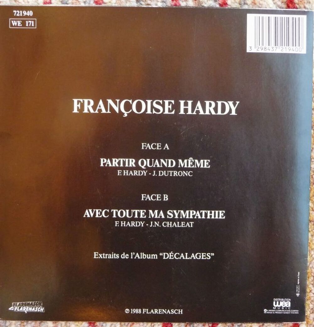 Vinyl Fran&ccedil;oise HARDY CD et vinyles