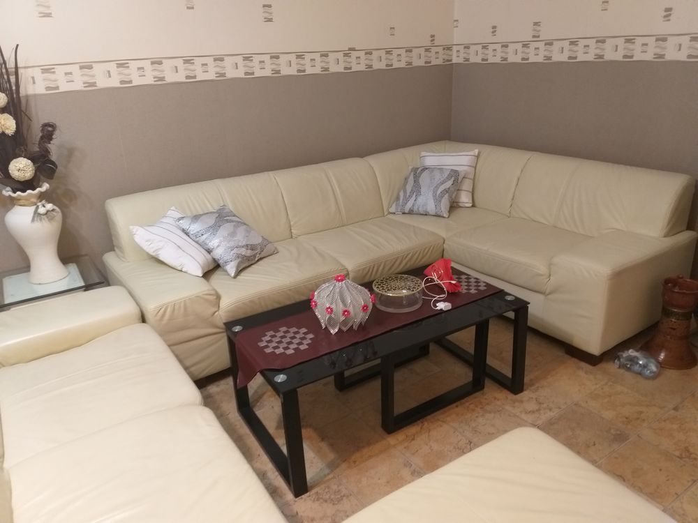 Salon en cuir Meubles