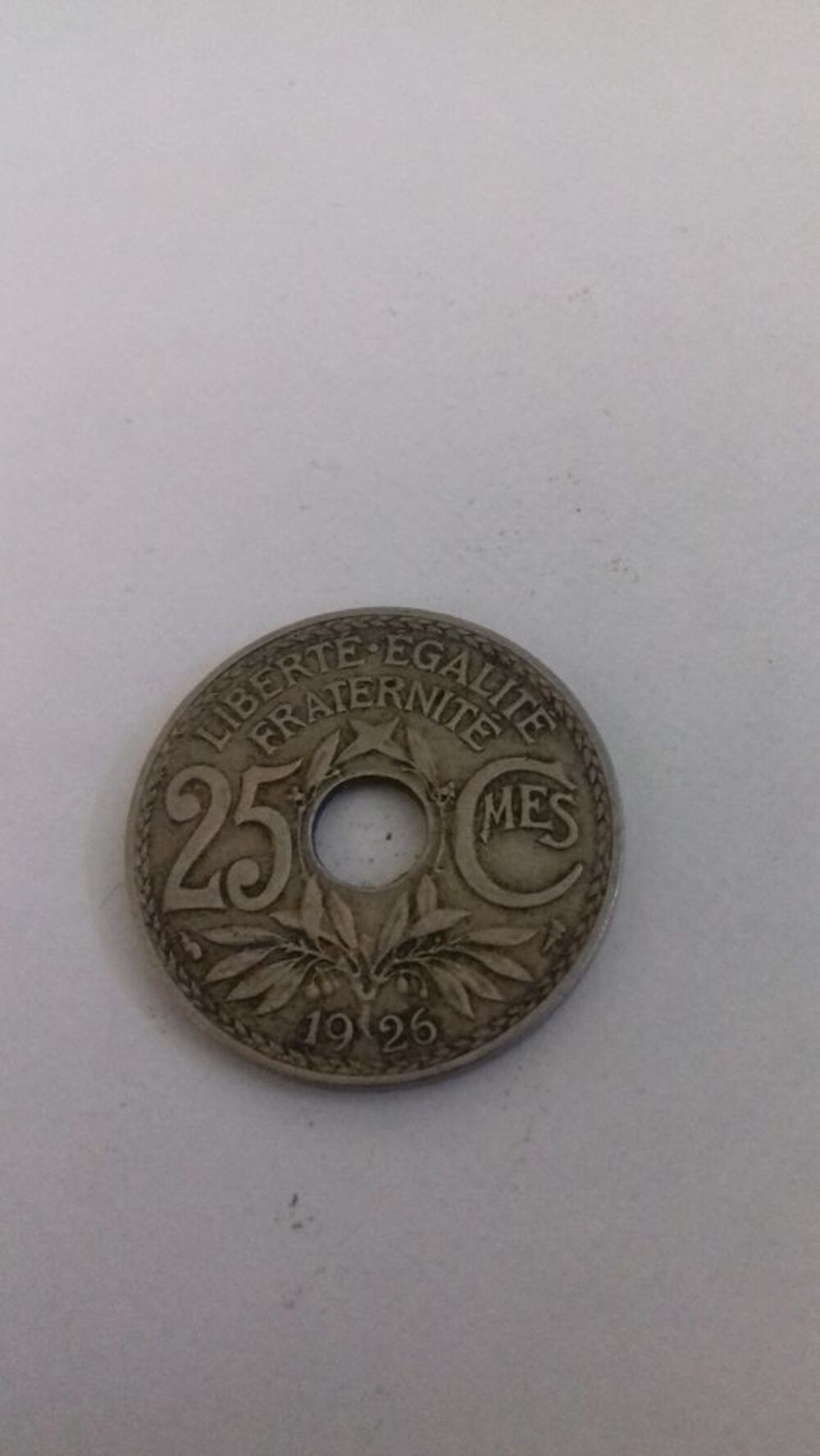 Pi&egrave;ce de 25c 1926 
