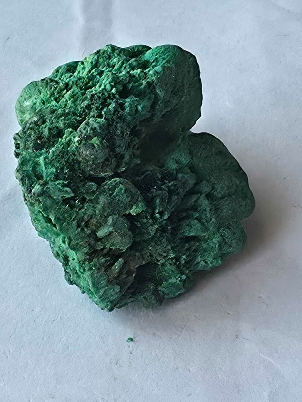 Malachite Fibreuse du Katanga-Rare Stalactite Naturelle 48g 