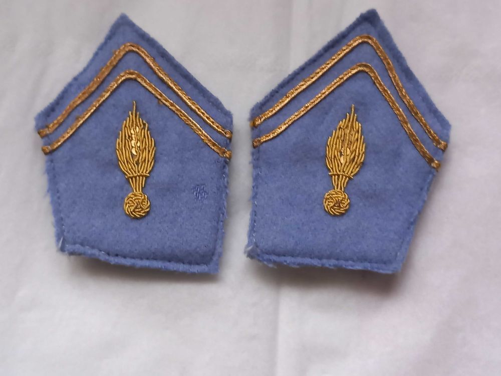 pattes de col militaria 