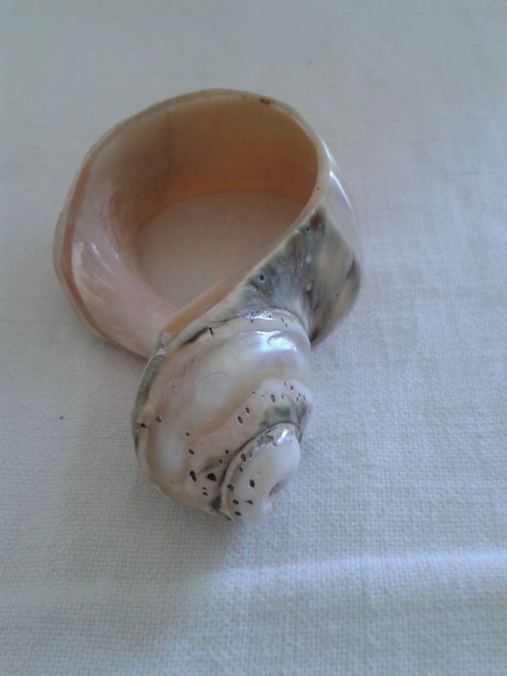 Rond de serviette ancien coquillage DUNKERQUE 