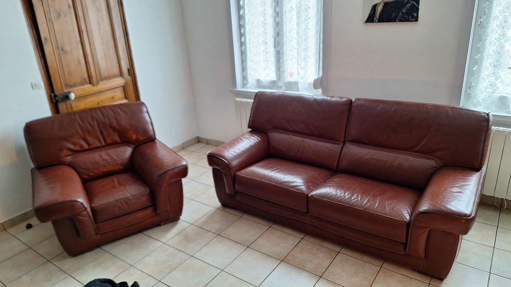 Canap&eacute; 3 places + 1 fauteuil Meubles