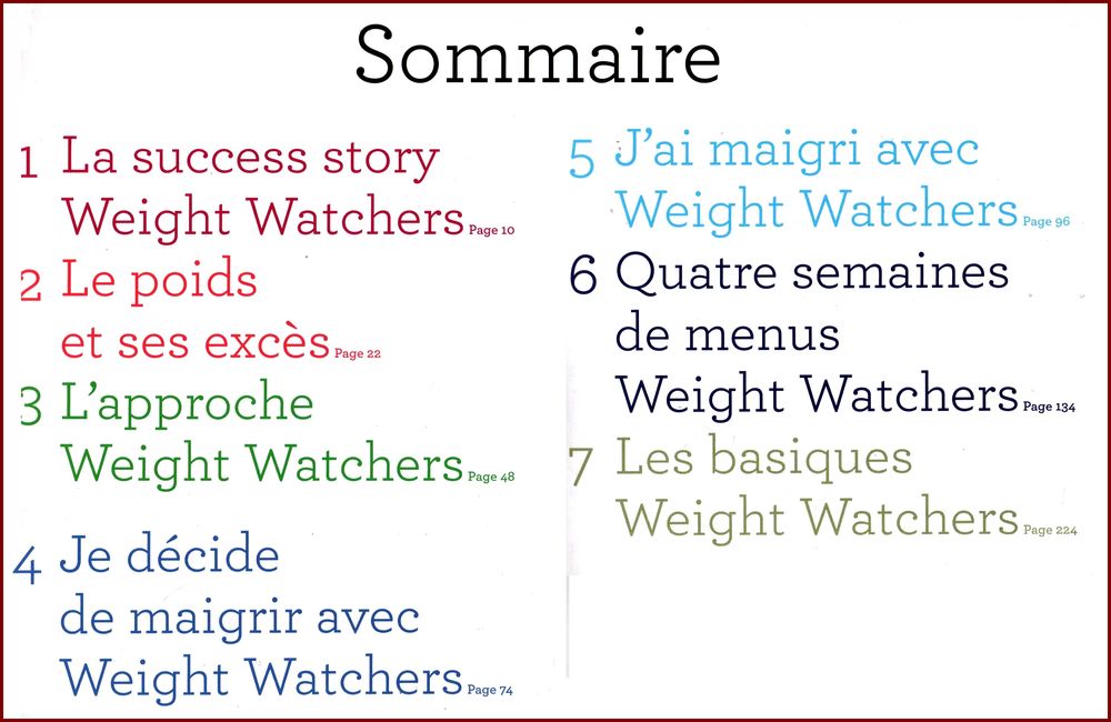 WEIGHT WATCHERS - maigrir - LA STRAT&Eacute;GIE DU SUCC&Egrave;S Livres et BD