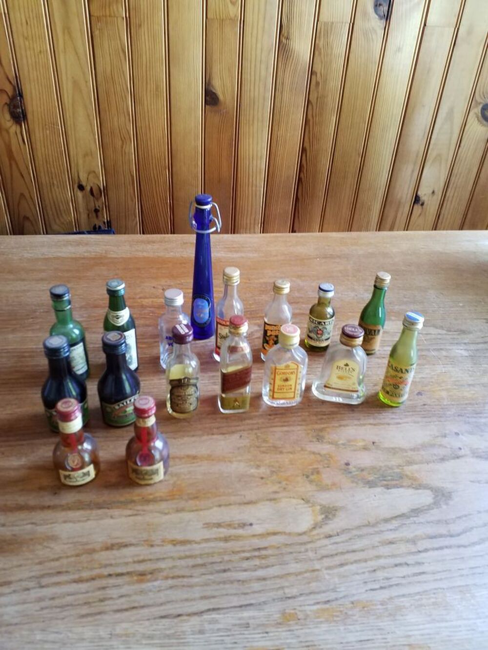 Mignonettes vide pour collection 