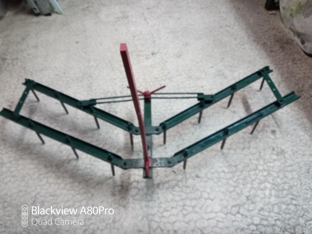 Herse extensible pour motoculteur Jardin