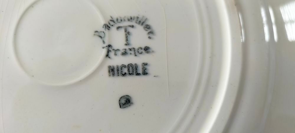 ASSIETTE BADONVILLER FRANCE NICOLE 