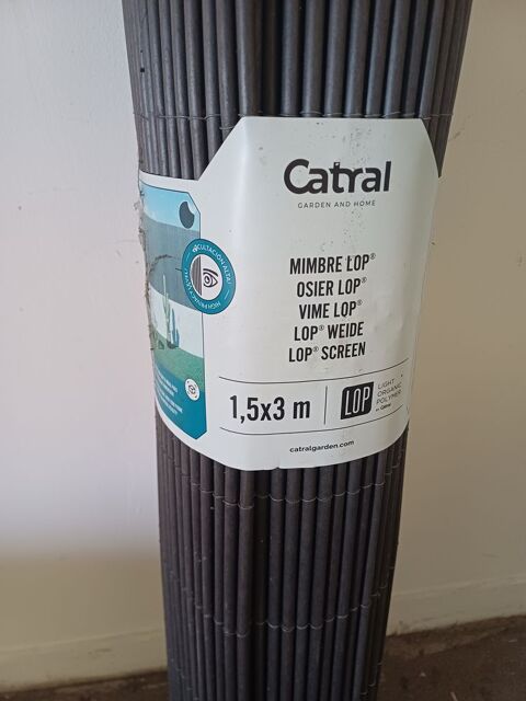 Canisse brise vue en osier 1m50x3m CATRAL �tat neuf 45 Tours (37)