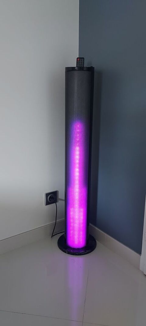 colonne son lumineuse verticale Bluetooth Noire Villecresnes (94)
