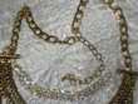 Collier plastron en strass baguette, neuf Bijoux et montres