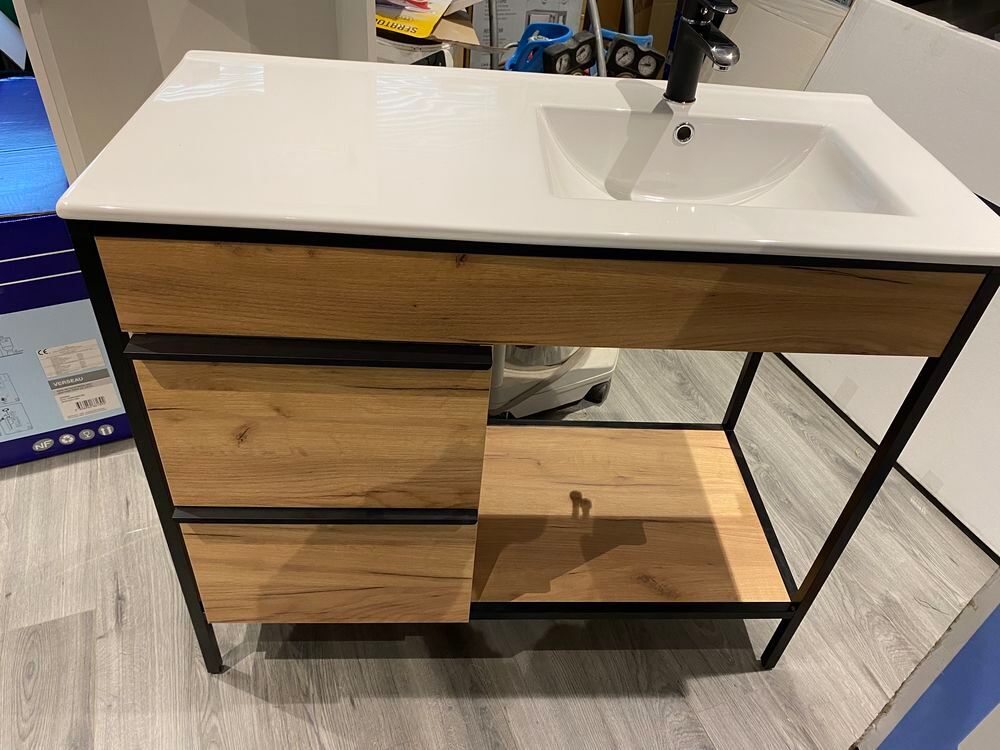 Meuble salle de bain complet style industriel Meubles