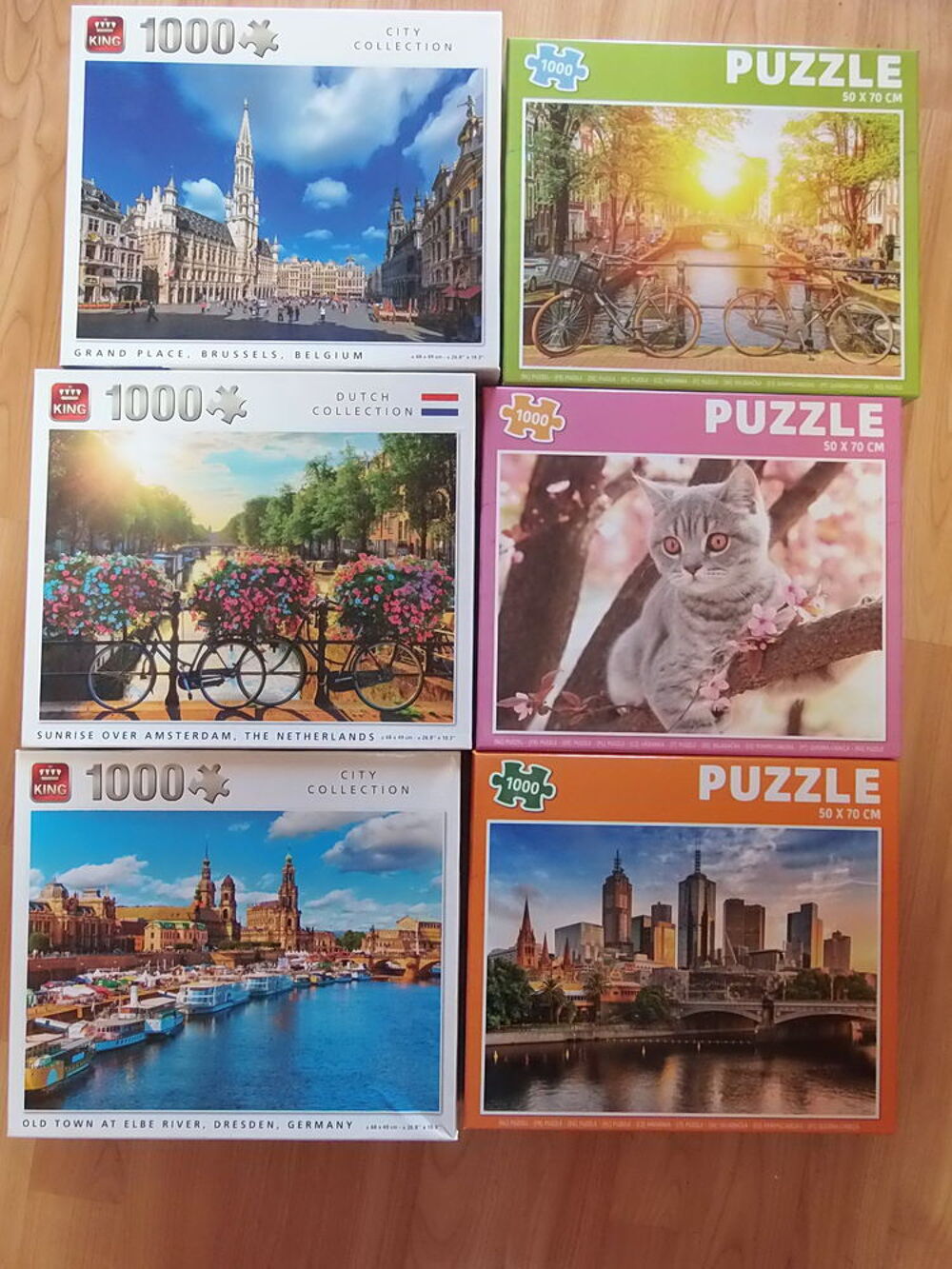 Puzzles 1000 pi&egrave;ces Jeux / jouets