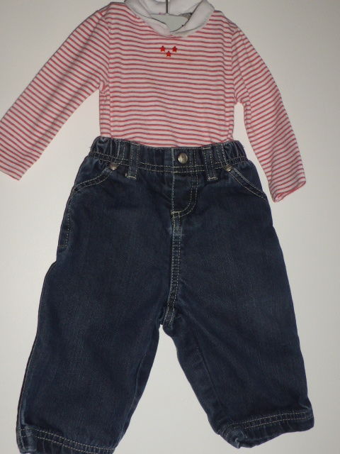 Ensemble Petit Bateau jean Cyrillus body  6 mois 7 Rueil-Malmaison (92)