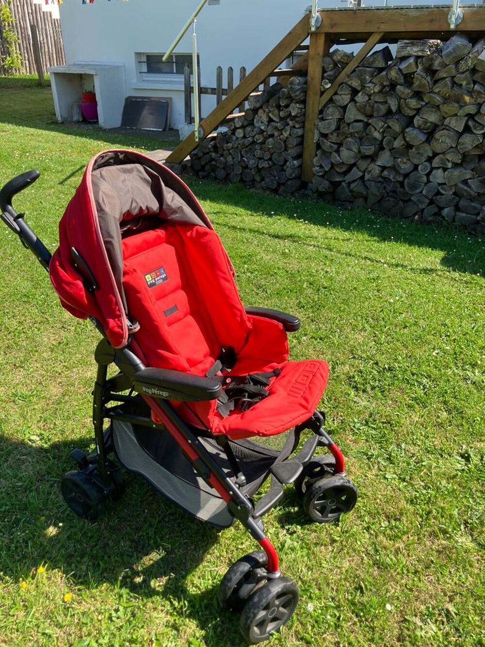 poussette cabriolet bebe 3 en 1 &eacute;tat neuf Mobilier enfants