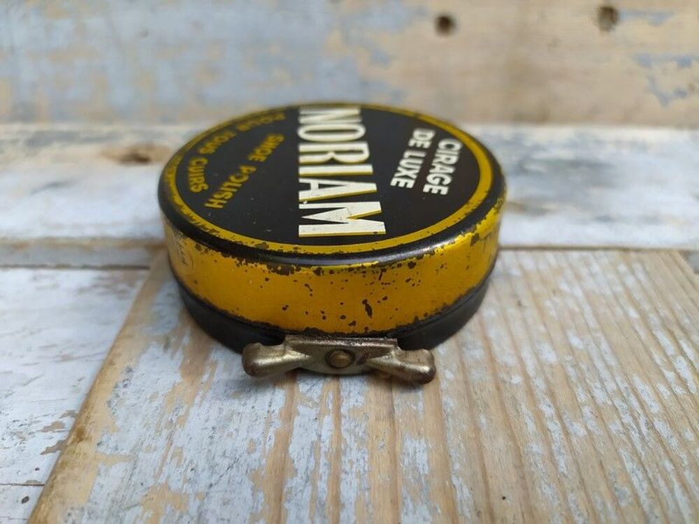 Ancienne Boite Publicitaire Cirage Noriam Shoe Polish Bondy 