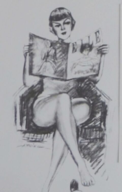 A FRIED serie   les parisiennes   lot de 12 dessins 98 Raismes (59)