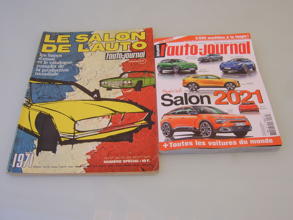 Collection auto journal 1971 &agrave; 2021 Livres et BD