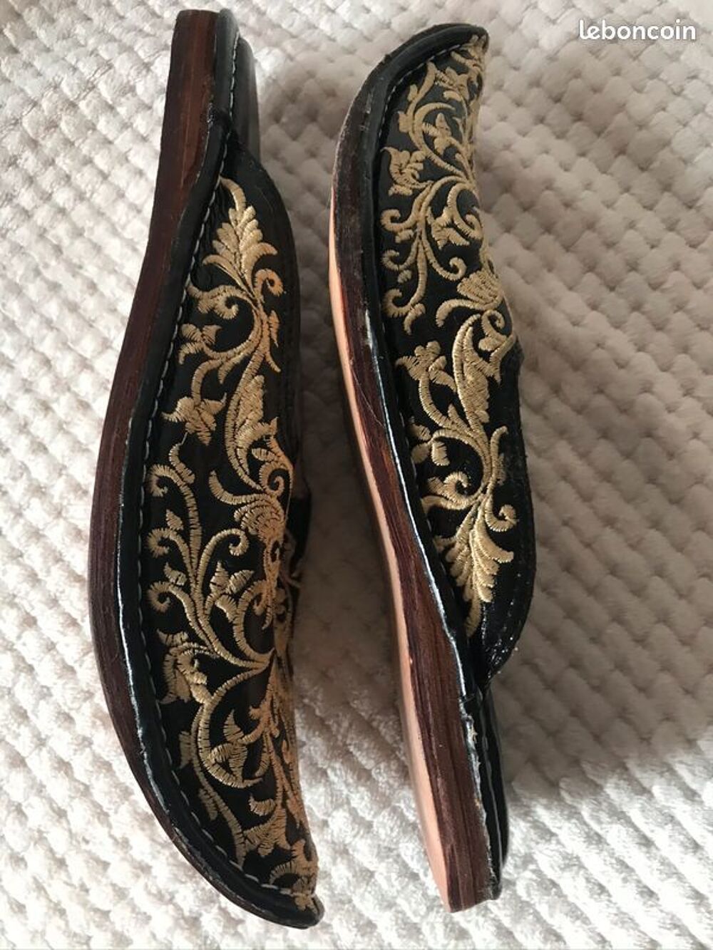 Babouche cuir Chaussures