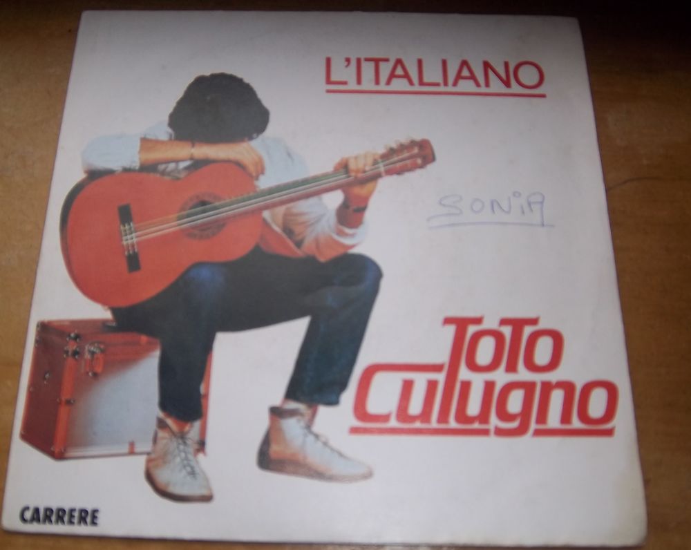 45 tours Toto Cutugno l'italiano 1983 CD et vinyles