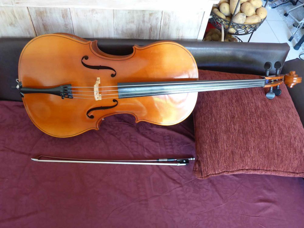 Violoncelle 3/4 d'&eacute;tude avec housse et archet Instruments de musique