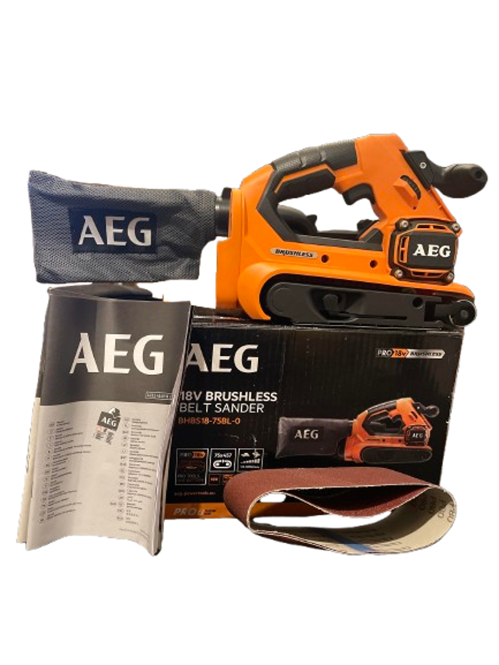 Ponceuse &agrave; bande AEG Bricolage