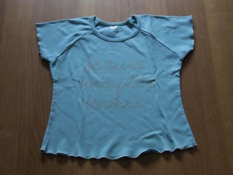 Tee-shirt manches courtes, Turquoise, 6�ans, TBE 1 Bagnolet (93)