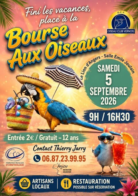Bourse au oiseaux du lion d'Angers 2 49220 Vern-d'anjou