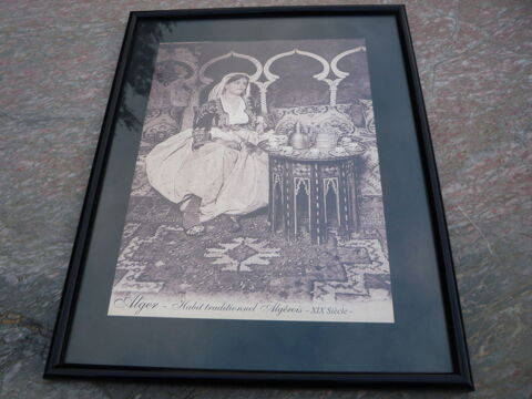 Cadre / Alger / habit traditionnel Alg�rois 15 Castres (81)