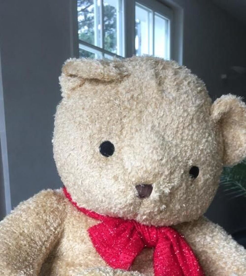 GRAND OURS EN PELUCHE BEIGE NEUF Jeux / jouets