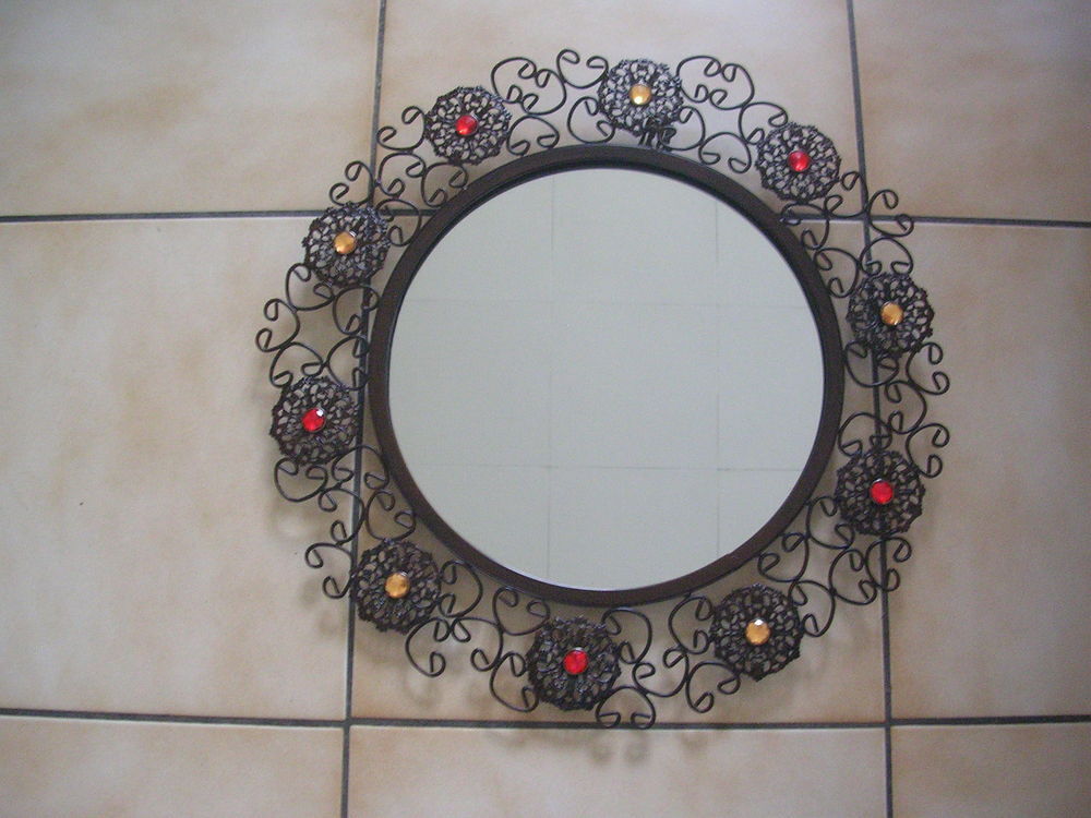 Miroir rond 45 cm Dcoration