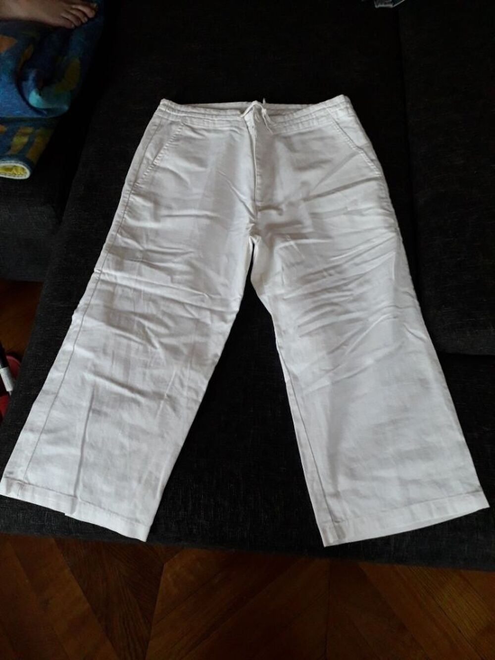 cale&ccedil;on homme long blanc Vtements
