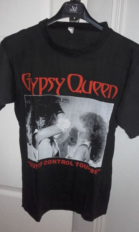 T-Shirt : Gypsy Queen - Out Of Control Tour 1989 - Taille :  180 Angers (49)