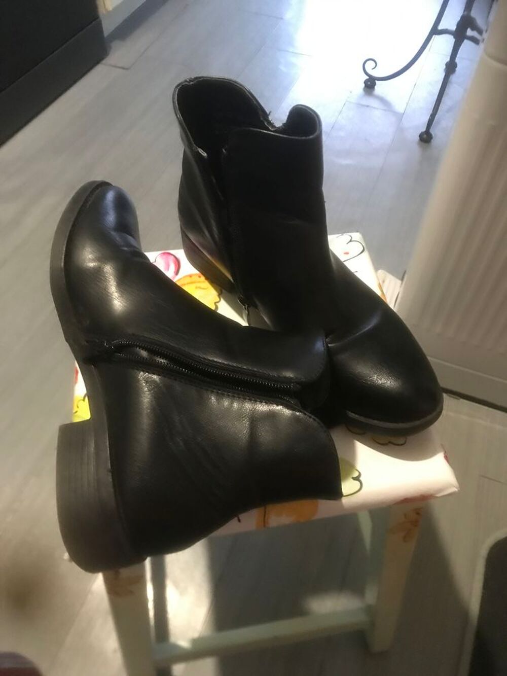 Bottines noir Chaussures