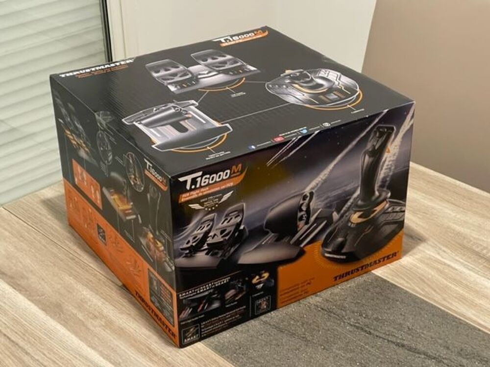 Thrustmaster T16000M FCS Hotas Joystick et Throttle pour PC Consoles et jeux vidéos