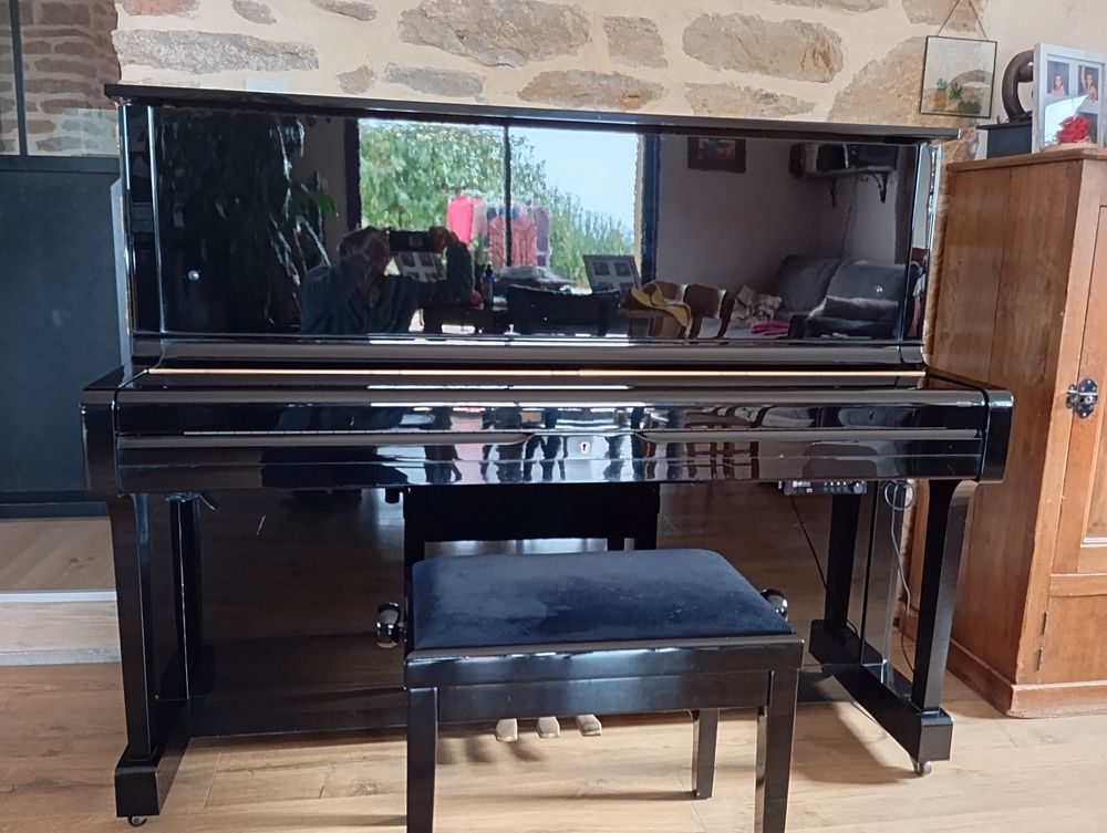 Piano Yamaha U1 avec syst&egrave;me adsilent Instruments de musique