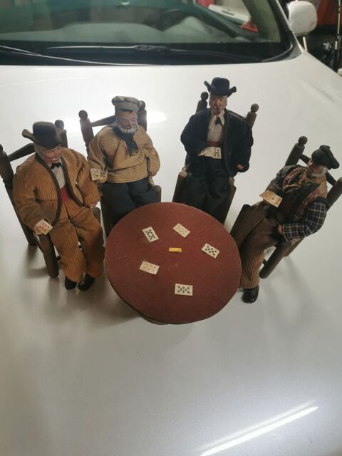 FIGURINES  la partie de cartes de PAGNOL. 100 Perpignan (66)