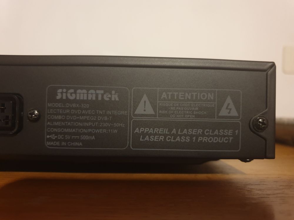 LECTEUR DVD SIGMATEK Audio et hifi