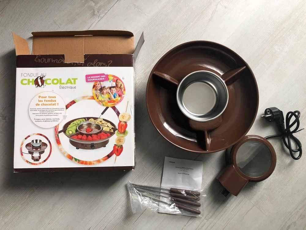 fondue au chocolat &eacute;lectrique servie 1 fois Electroménager