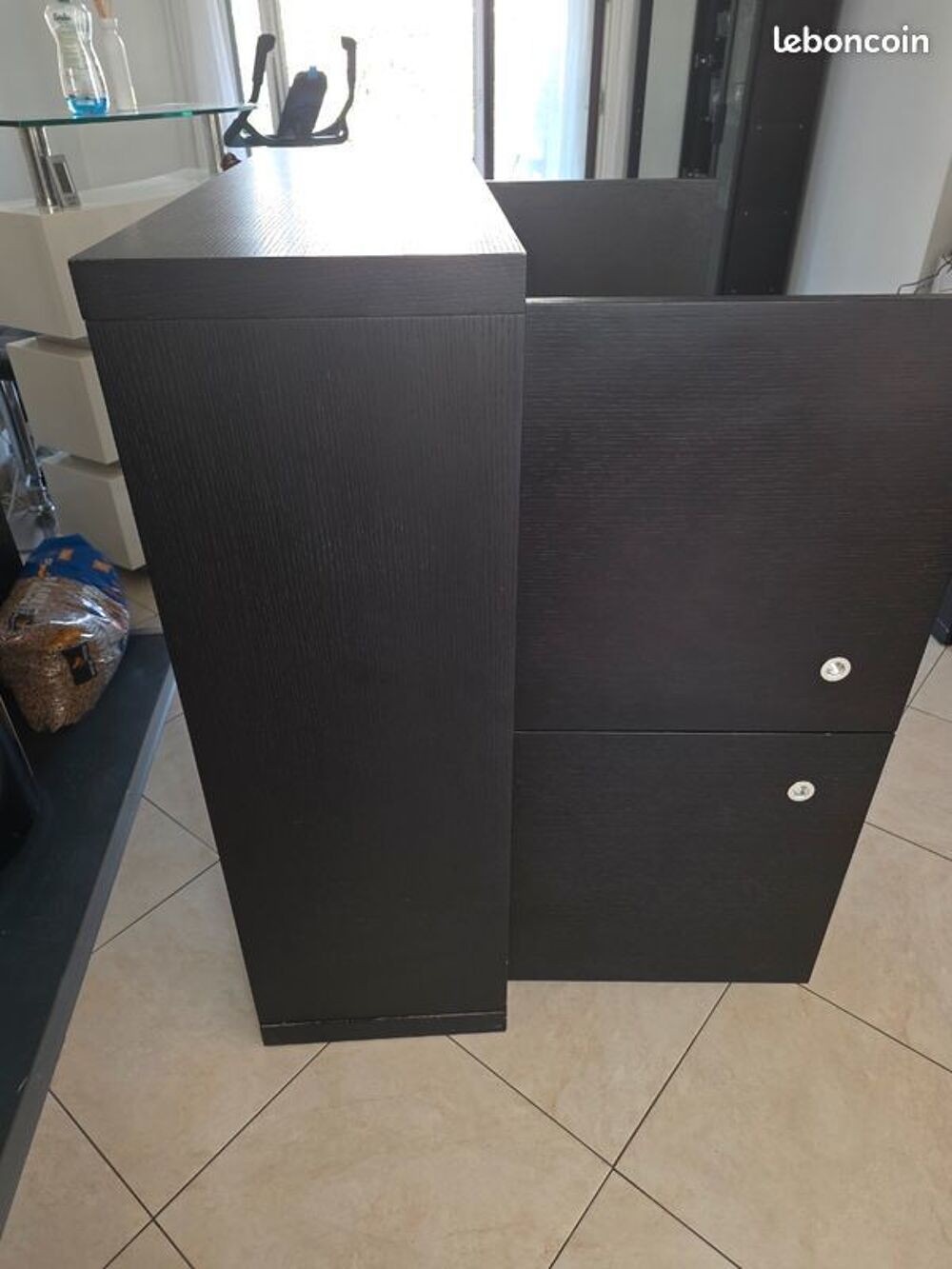 1 ou 2 buffets 4 portes weng&eacute; fonc&eacute; contemporain Meubles