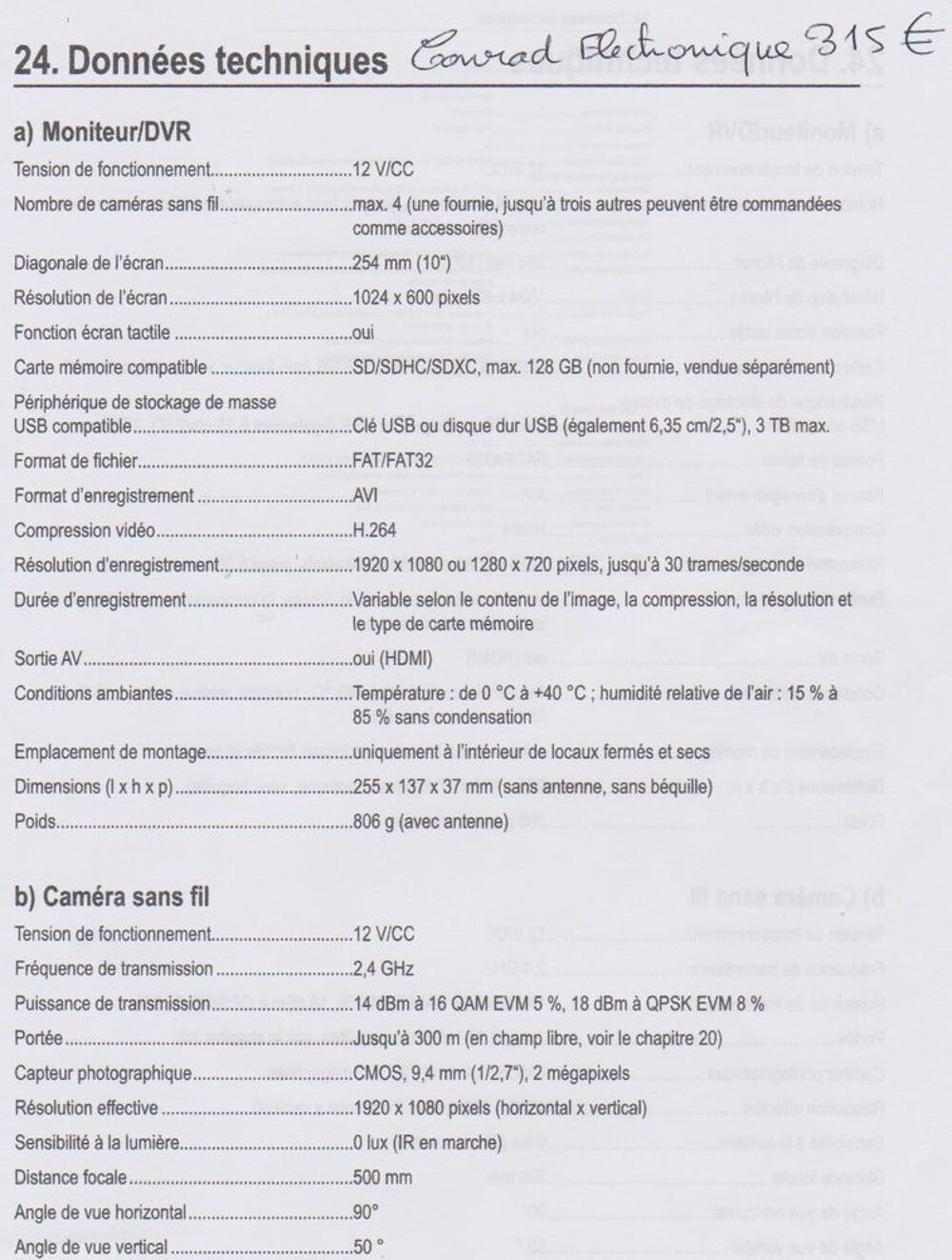 cam&eacute;ra vid&eacute;o Photos/Video/TV